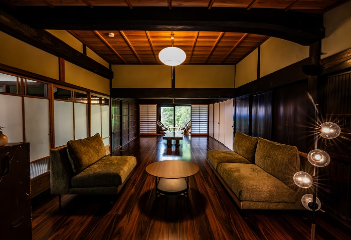 落ち着いたリビング